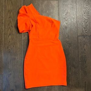 Lulus orange dress